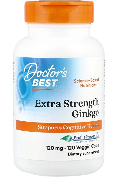 Doctor's Best Extra Strength Ginkgo, Non-GMO, Gluten Free, Vegan, Soy Free, P...