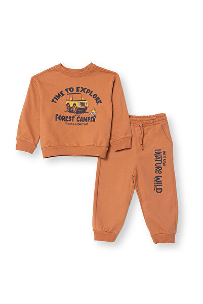 ebebek Hello Baby HelloBaby Erkek Bebek Eşofman Takım Bisiklet Yaka Uzun Kol ...