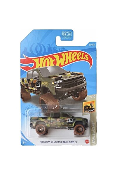 HOT WHEELS Mașină miniaturală Hot Wheels, Chevy Silverado Trail Boss LT '19, ...