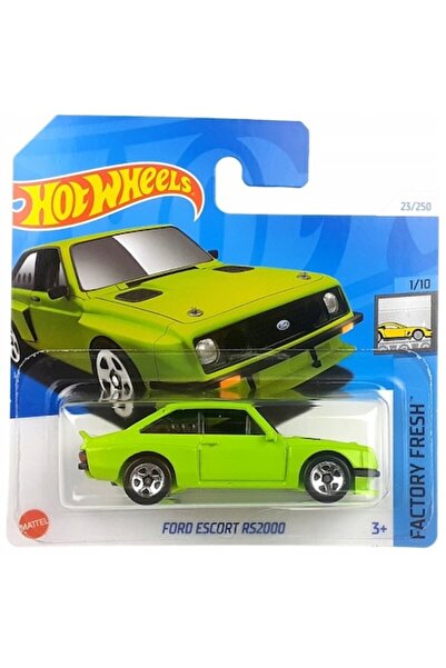 HOT WHEELS Masinuta metalica Hot Wheels, Ford Escort RS2000, Seria Factory Fresh 1/10, 2024, 1:64, verde