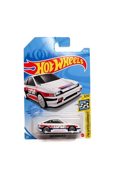 HOT WHEELS Masinuta Metalica Hot Wheels, 1985 Honda CR-X, Alb, 1:64