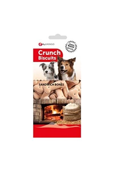 Flamingo Crunch Sandviç Köpek Ödül Bisküvisi 500 gr