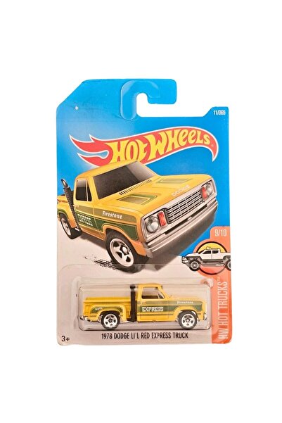 HOT WHEELS Masinuta metalica Hot Wheels, 1978 Dodge LI'L Express Truck, 1:64, Galben