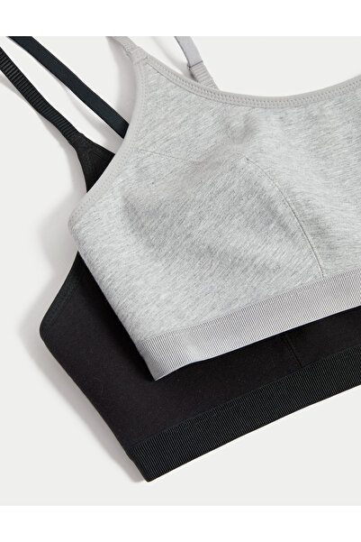 Marks & Spencer 2'li Pamuklu Crop Top İlk Sütyenim