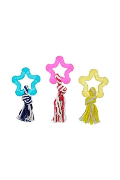 Flamingo Star String Dog Toy 8 cm