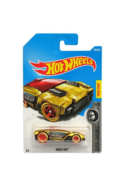 HOT WHEELS Masinuta Metalica Hot Wheels, Rogue Hog, Colectia Super Chromes - Editia 2017, Auriu, 1:64
