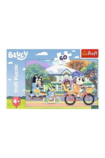 Mercaton Trefl jigsaw puzzle with 60 pieces, Model Bluey Minunata Bluey, + 4 Years