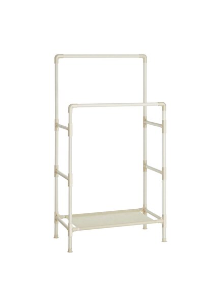 Mercaton Suport pentru haine, Mercaton, cu raft incaltaminte, crem, max 110 k...