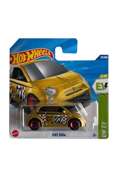 HOT WHEELS Masinuta Metalica Hot Wheels, Fiat 500e, 1:64
