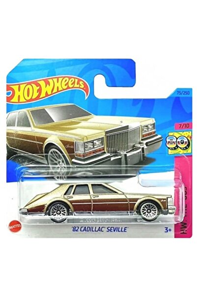 HOT WHEELS Masinuta Metalica Hot Wheels '82 CadIllac Seville, Auriu, 1:64