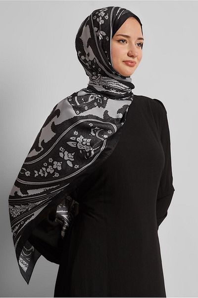Alvina Ethnic Patterned Shal 8553