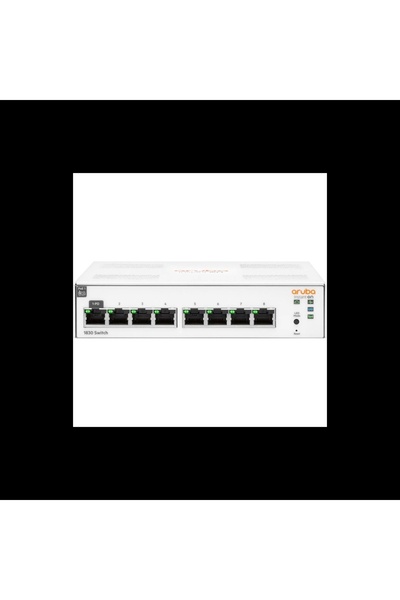 HP Aruba Instant On، Jl810a 1830-8g، 8 منافذ، جيجابت، قابل للإدارة، محول تثبي...
