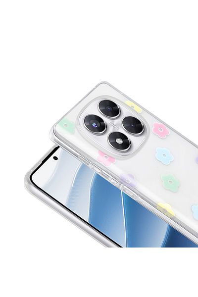 Nezih Case Xiaomi Redmi Note 14 Pro 4g Case Transparent Figured Hard Cover