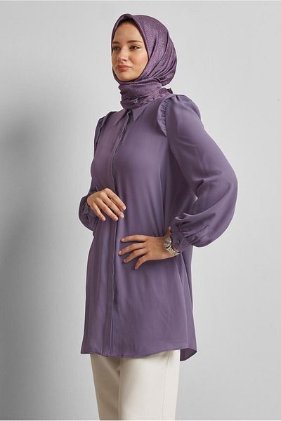 Alvina Shirt Collar Tunic 45723