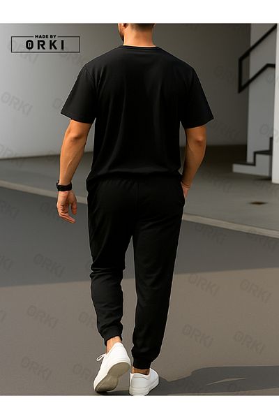 EFFRENATU Trust Issue Printed Oversize T-Shirt & Pants Tracksuit Set