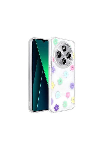 Nezih Case Xiaomi Redmi 14C 4g Case Transparent Figured Hard Cover