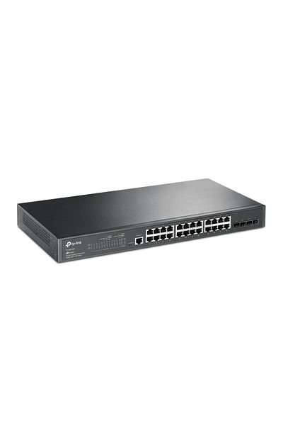 TP-LINK Tl-Sg3428 24 Port 10-100-1000 Switch 4 Port Sfp L2 Steel Case Rack Mount