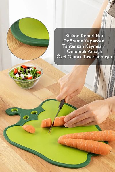 Osso Fashion Non-Slip Cutting Board with Stuffed Pepper Figure Chopping Board