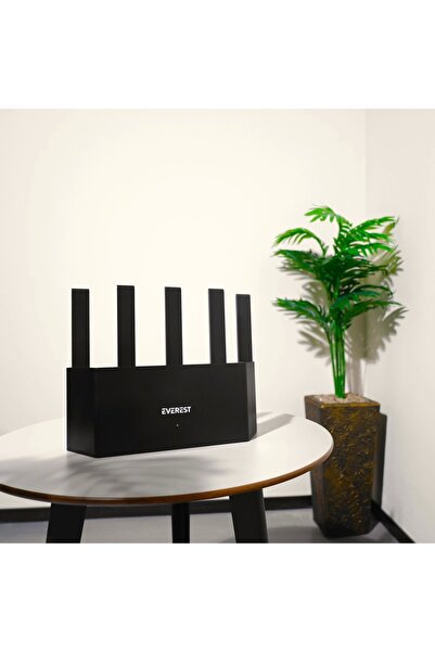 Everest Ewr-x3000-v1, 3000mbps, Dualband, Wifi 6, 4port, 1port Wan, Masaüstü, Wısp, Repeater, Router