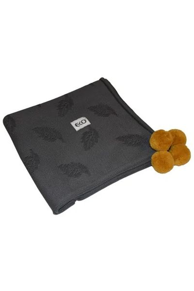 EKO Bamboo Blanket, Eko, 80 x 80 cm, Graphite
