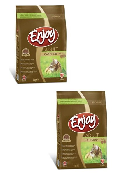 Enjoy Tavuklu Yetişkin Kedi Maması 1 kg - 2 Adet