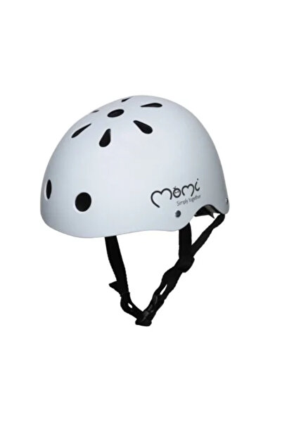 Momi Detská cyklistická prilba, - Sivá matná