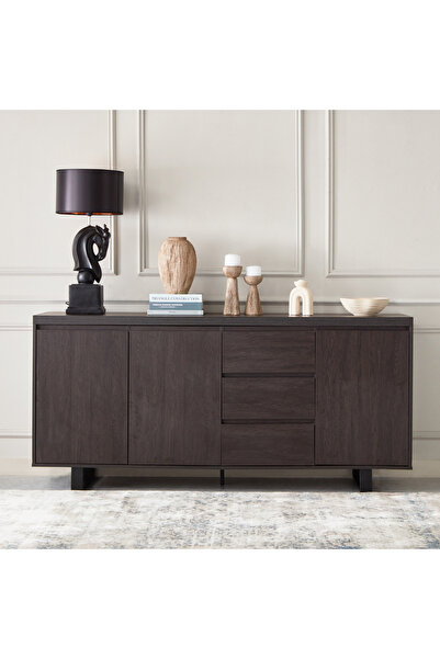 Home Box Indus 3-Door Sideboard with 3 Drawers
