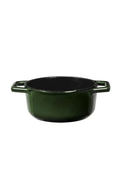 Berlinger Haus Cast Iron Pot with Lid, 10 cm, Emerald Collection, BH/6501, Green