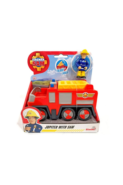 Fireman Sam Όχημα Δία και ειδώλιο Σαμ