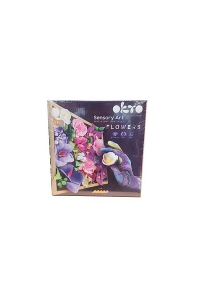 OKTO Set Creatie Wood & Craft - Flowers, 21*21 cm