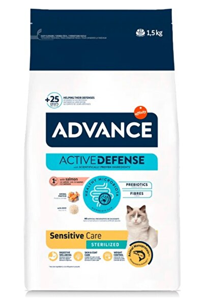 Advance Sensitive Somonlu Kısırlaştırılmış Hassas Kedi Maması 1,5 kg