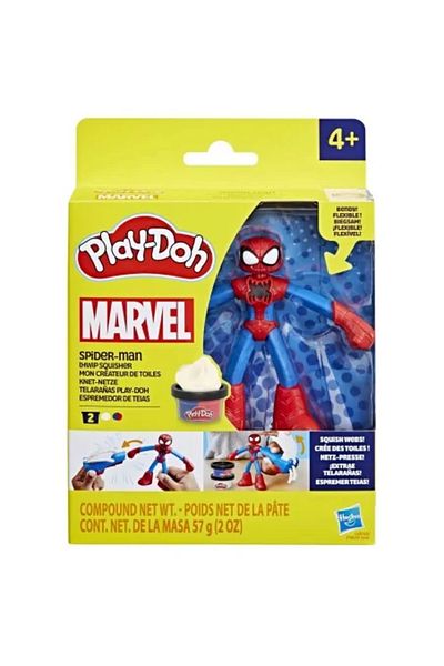JollyMag PLAY-DOH Marvel Flexible Figurine Spider Man 10cm with Accessories