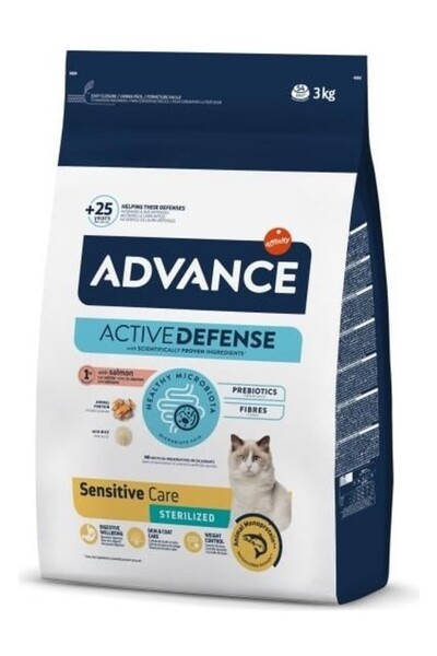 Advance Somonlu Kısırlaştırılmış Kedi Maması 3 Kg