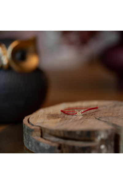 OEM Children's Bracelet Flutter Pendant Adjustable Cord 14K Gold