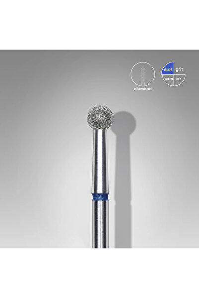STALEKS Elmas Küre Freze, Mavi, Çap 3,5 mm