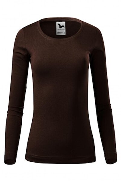 Malfini Tricou damă Fit-T LS, cafea, mărimea XS