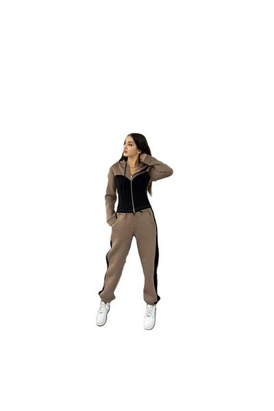 OEM Women's brown padded tracksuit