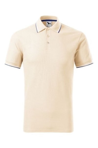 Malfini - Tricou polo bărbătesc, bumbac/poliester, bej, L