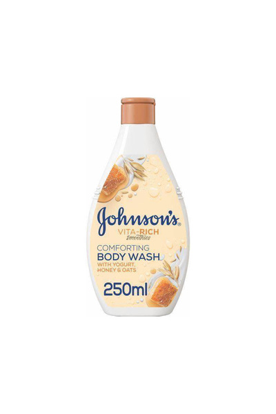 Johnson's غسول الجسم جونسون بالعسل والشوفان، 250 مل