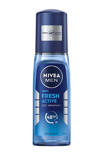 Genel Markalar MEN Erkek Pump Sprey Deodorant Fresh Active 75ml, Ter Ve Ter K...