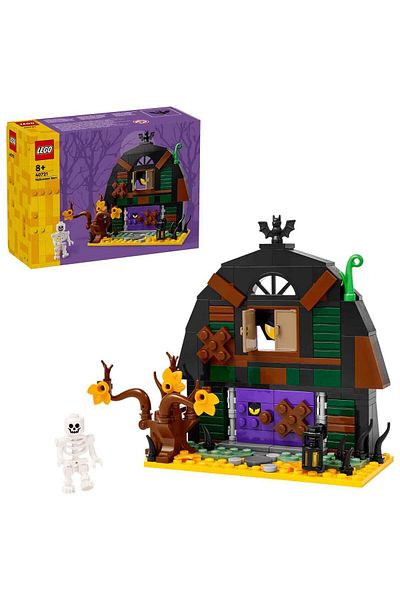 LEGO Halloween Barn 40721 – Vote with Skeleton Minifigure for Children Ages 8 and up