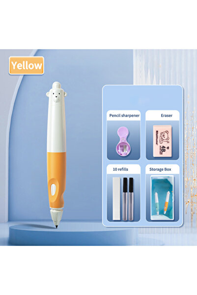 KidLe Children Correction Grip Automatic Pencil Student Positive Posture Pen