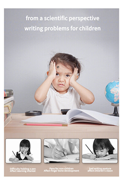 KidLe Children Correction Grip Automatic Pencil Student Positive Posture Pen