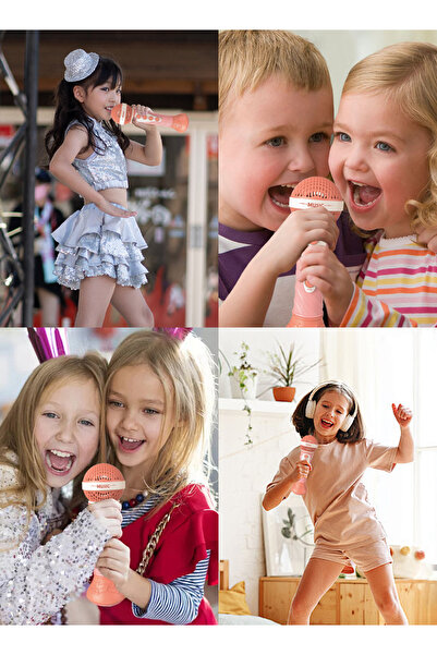 Ma Baby Kid's Musical Microphone with Learning Songs: Toddler Karaoke Machine, Record & Playback