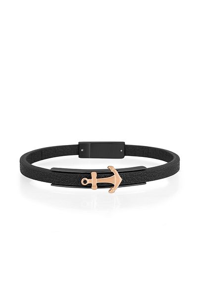Daniel Klein Men's Real Leather Bracelet Dkj.6.10019-3