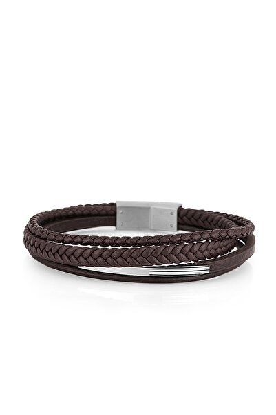 Daniel Klein Erkek Gerçek Deri Bileklik DKJ.6.10018-3