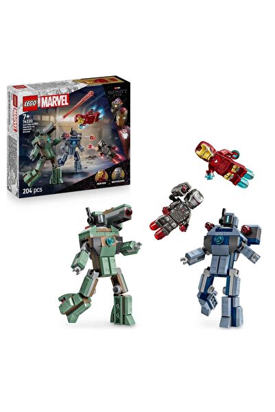 LEGO ǀ Marvel Iron Man ve War Machine, Hammer İnsansız Hava Araçlarına Karşı 76320 - 7 Yaş v