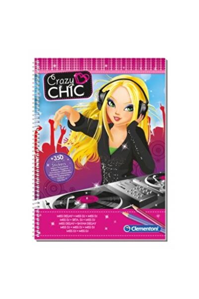 CLEMENTONI Big Notebook - Crazy Chic - Miss DJ