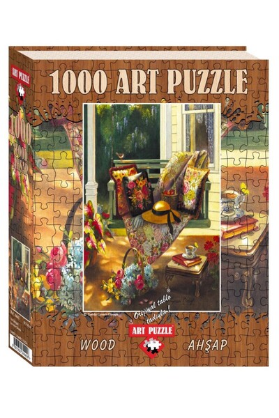 Heidi Puzzle 1000 p.din lemn Summer Shade-SANDY LYNAM CLOUGH