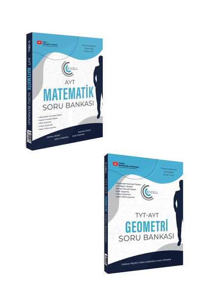 Ulti Yayınları C1cell Cebirsel Yayınları AYT Matematik ve Geometri Soru Banka...